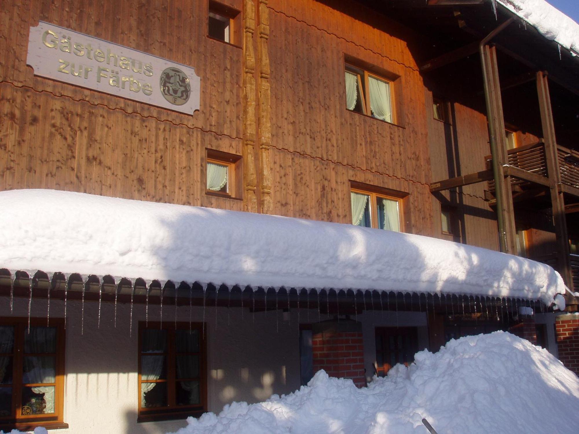 Gaestehaus Zur Faerbe Apartments Oberstdorf Extérieur photo
